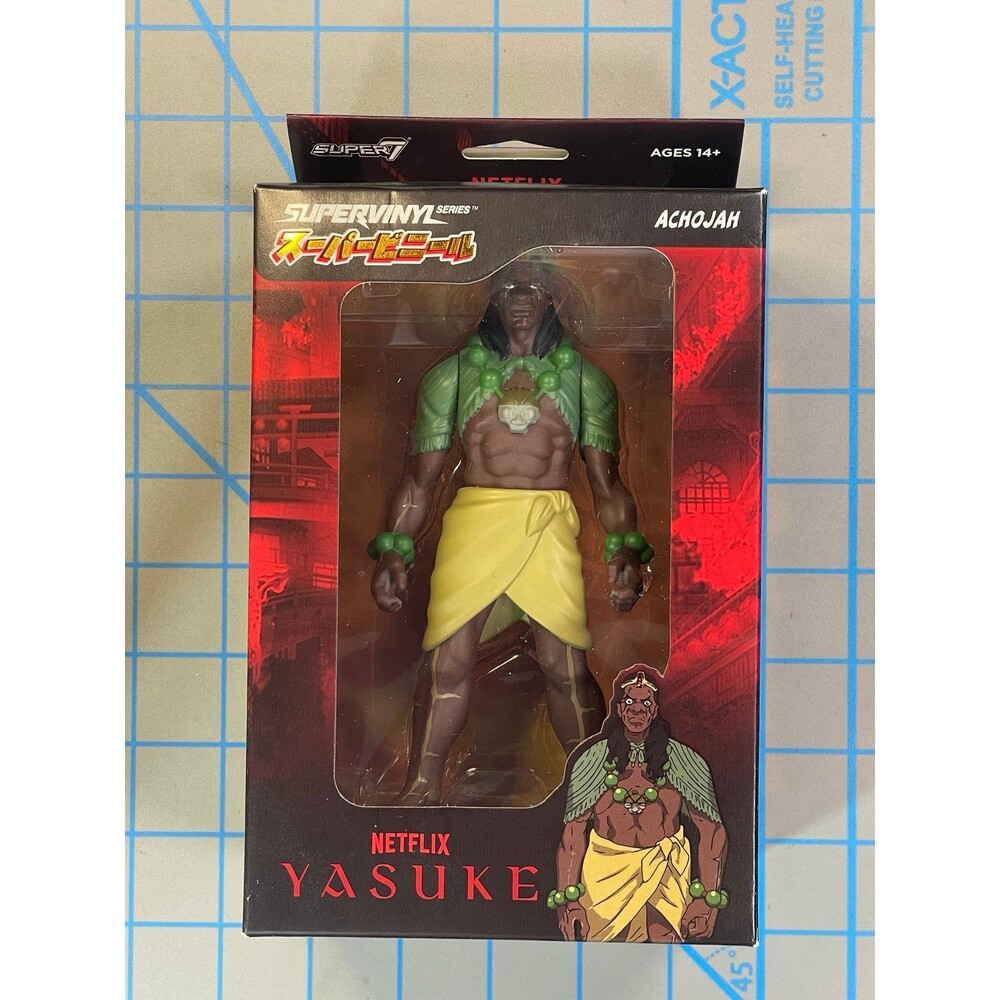 Super7 Supervinyl Achojah Vinyl Figure Netflix Yasuke Anime Super 7